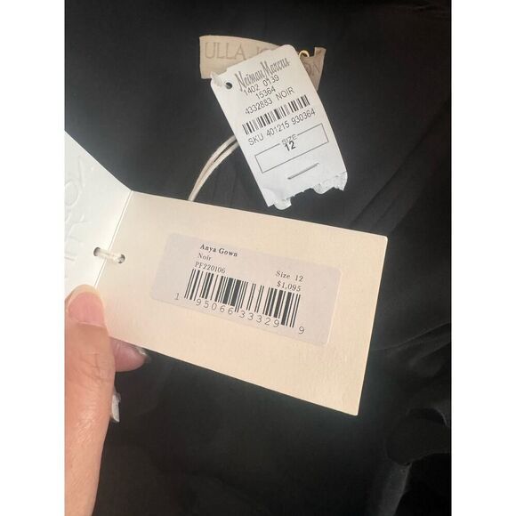 Ulla Johnson Anya silk Gown Noir US12 - Picture 12 of 13
